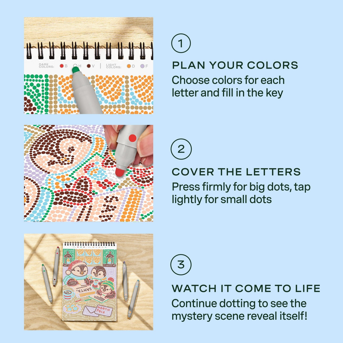 FlowArt® - Dot-By-Letter, Holiday Helpers - Lifelines