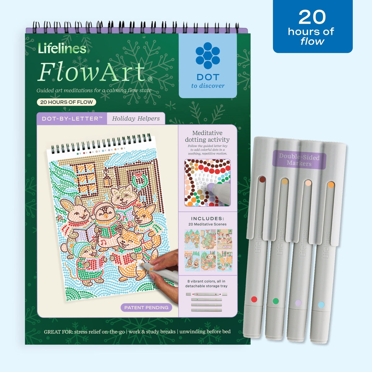FlowArt® - Dot-By-Letter, Holiday Helpers - Lifelines