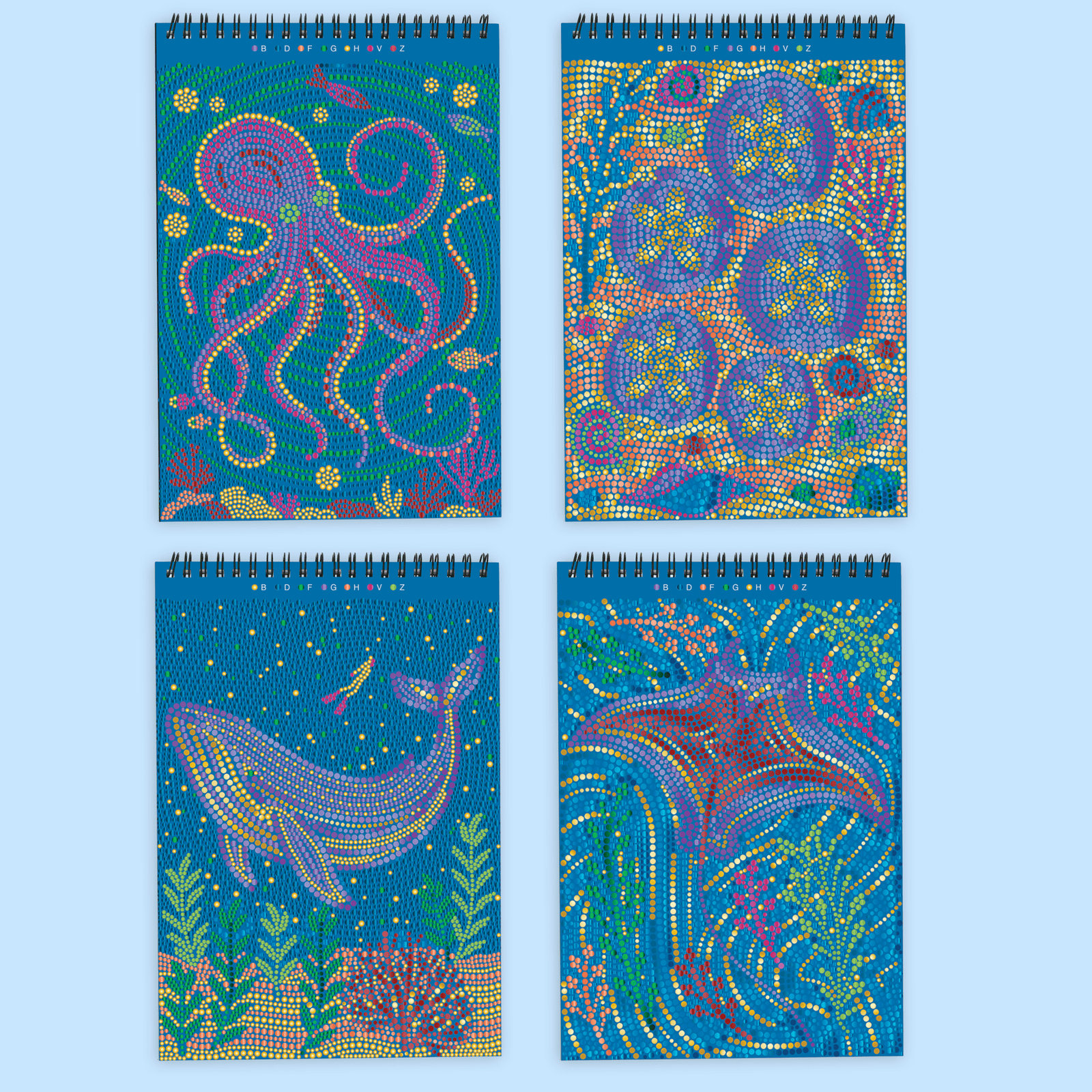 FlowArt® - Dot - By - Letter, Into the Deep - Metallic Ink - Lifelines