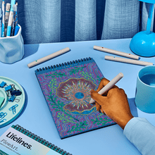 FlowArt® - Dot - By - Letter, Into the Deep - Metallic Ink - Lifelines