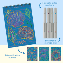 FlowArt® - Dot - By - Letter, Into the Deep - Metallic Ink - Lifelines