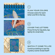 FlowArt® - Dot - By - Letter, Into the Deep - Metallic Ink - Lifelines
