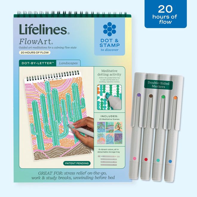 FlowArt® - Dot - By - Letter, Landscapes - Lifelines