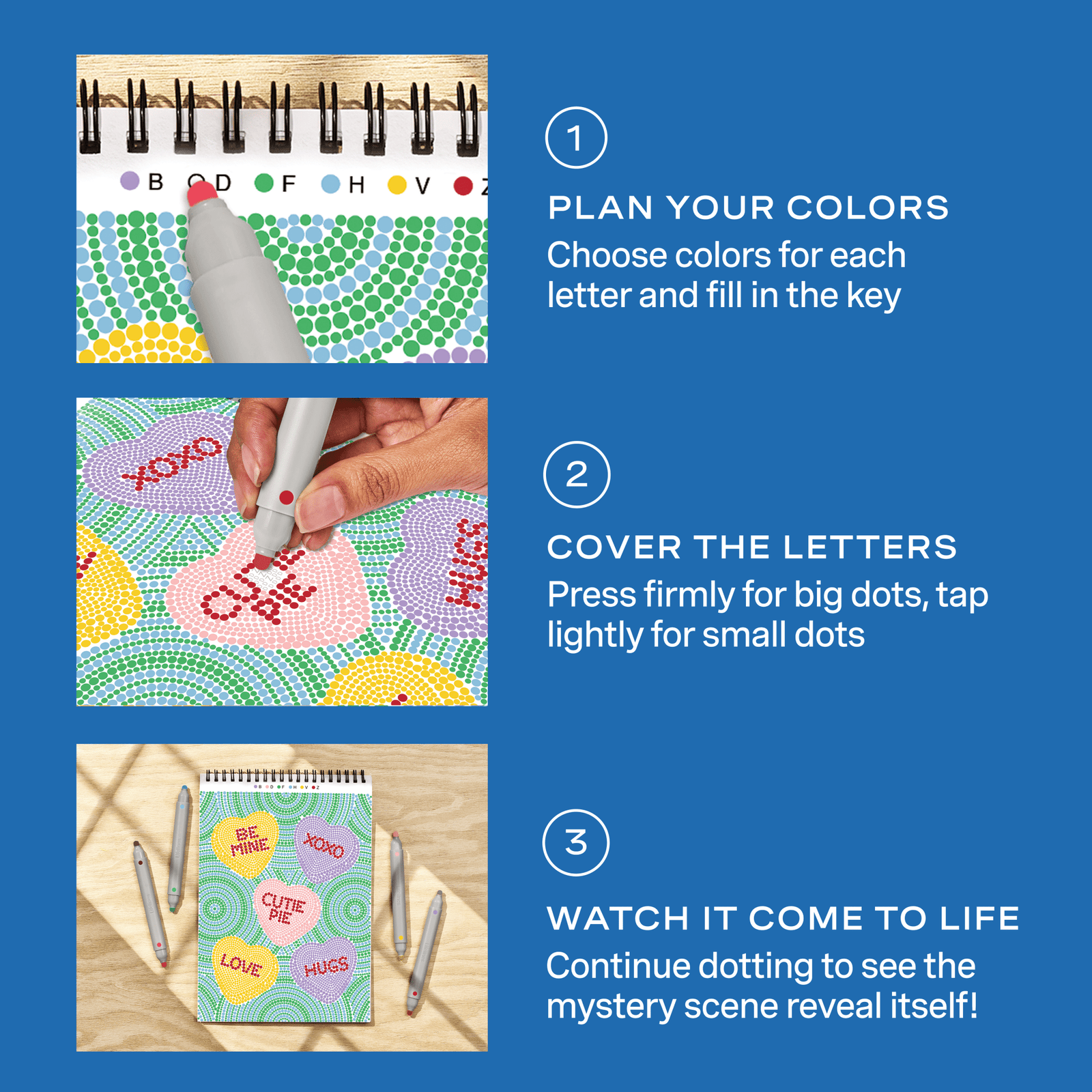 FlowArt® - Dot - By - Letter, Lovestruck (LIMITED EDITION) - Lifelines