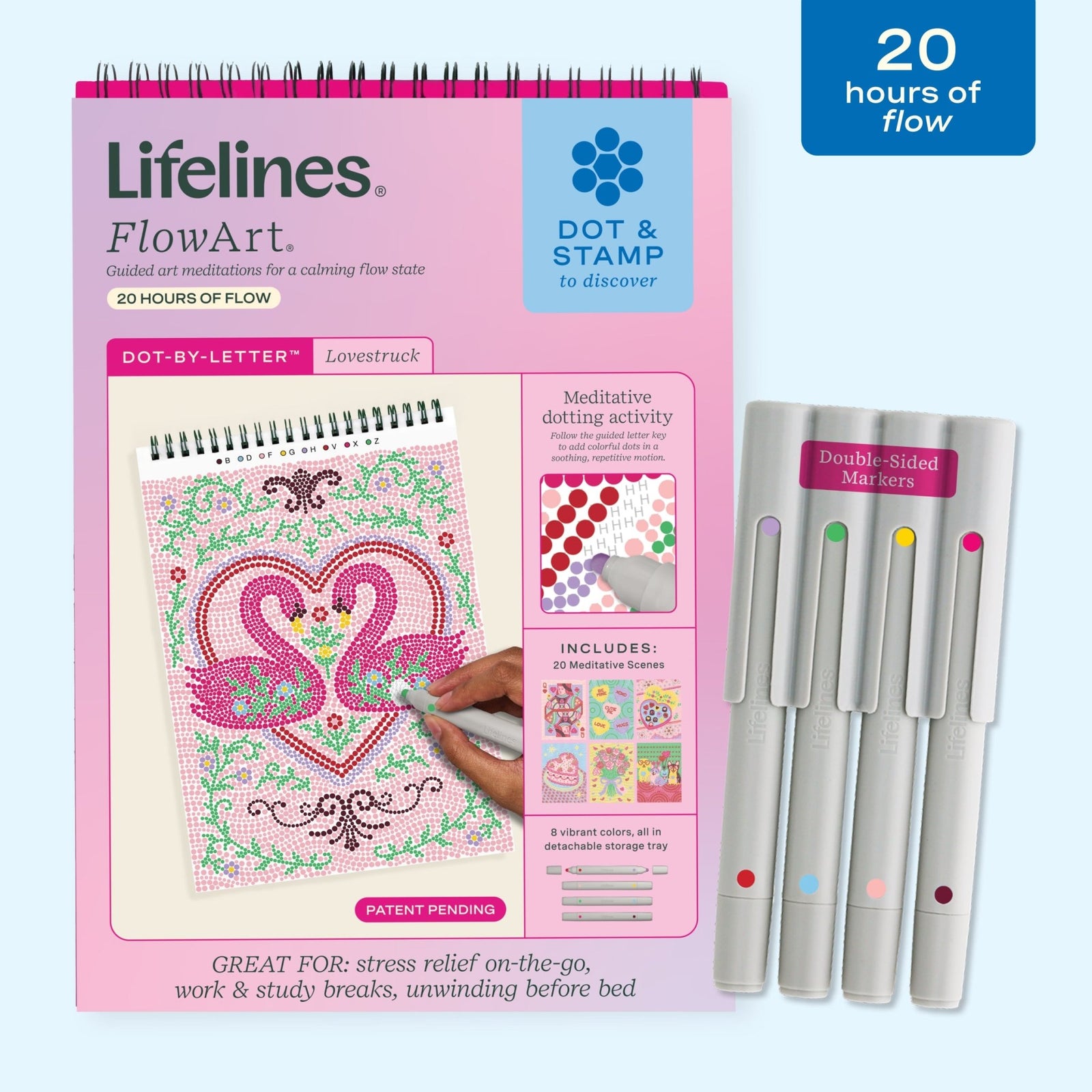 FlowArt® - Dot - By - Letter, Lovestruck (LIMITED EDITION) - Lifelines