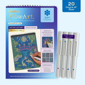FlowArt® - Dot-By-Letter, Moonlit Garden - Metallic Ink - Lifelines