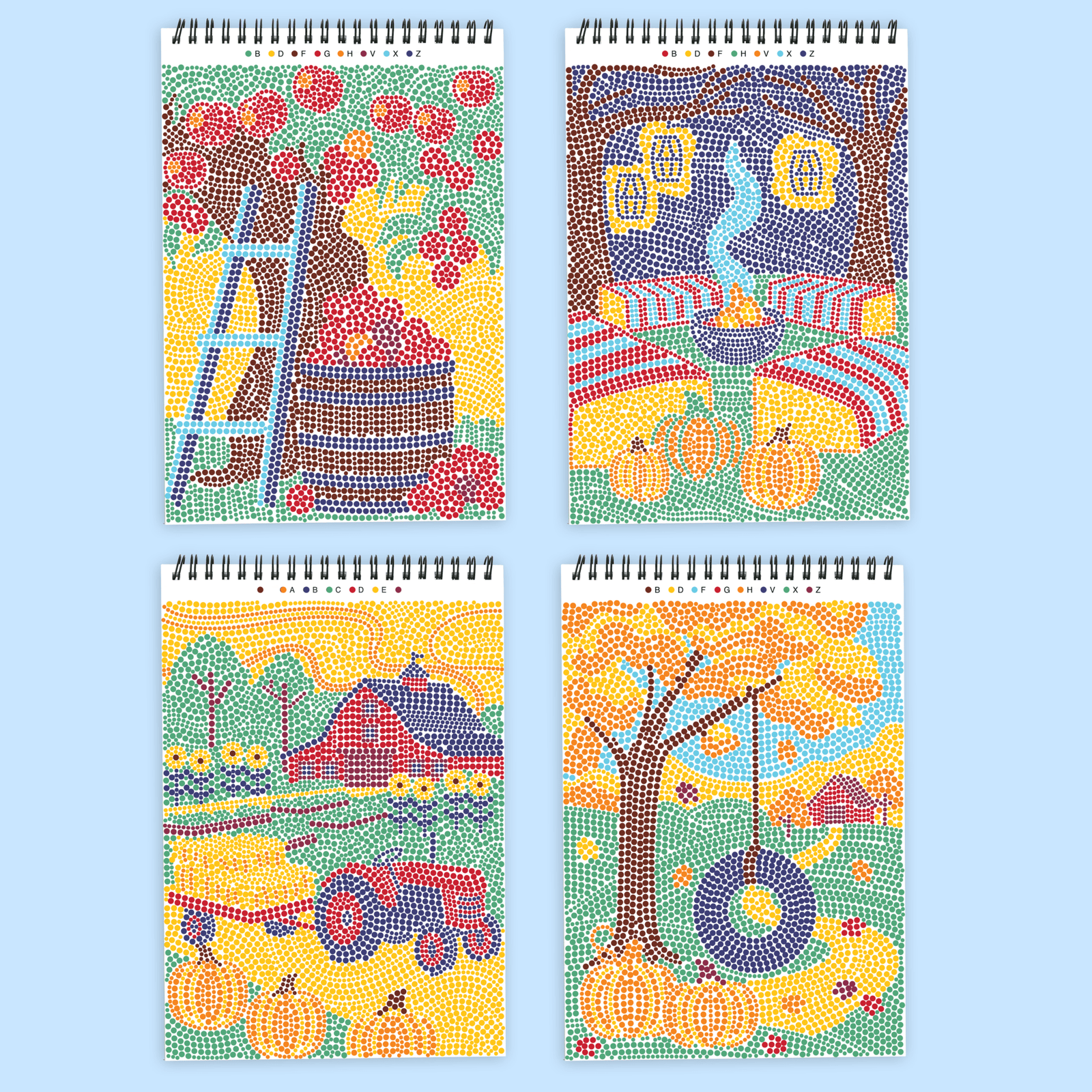 FlowArt® - Dot - By - Letter, Pumpkins & Pastures (LIMITED EDITION) - Lifelines