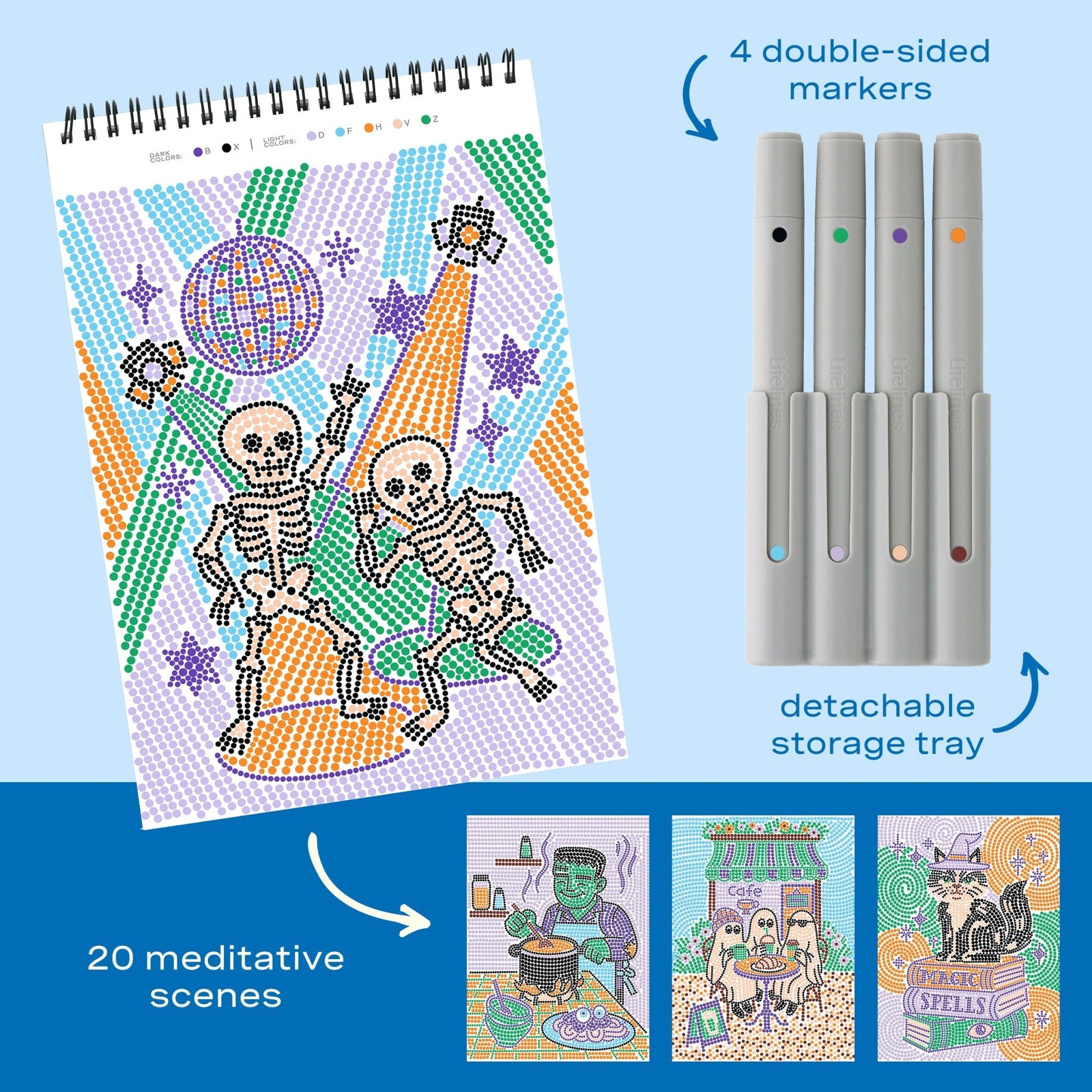 FlowArt® - Dot-By-Letter, Spooky Season - Lifelines