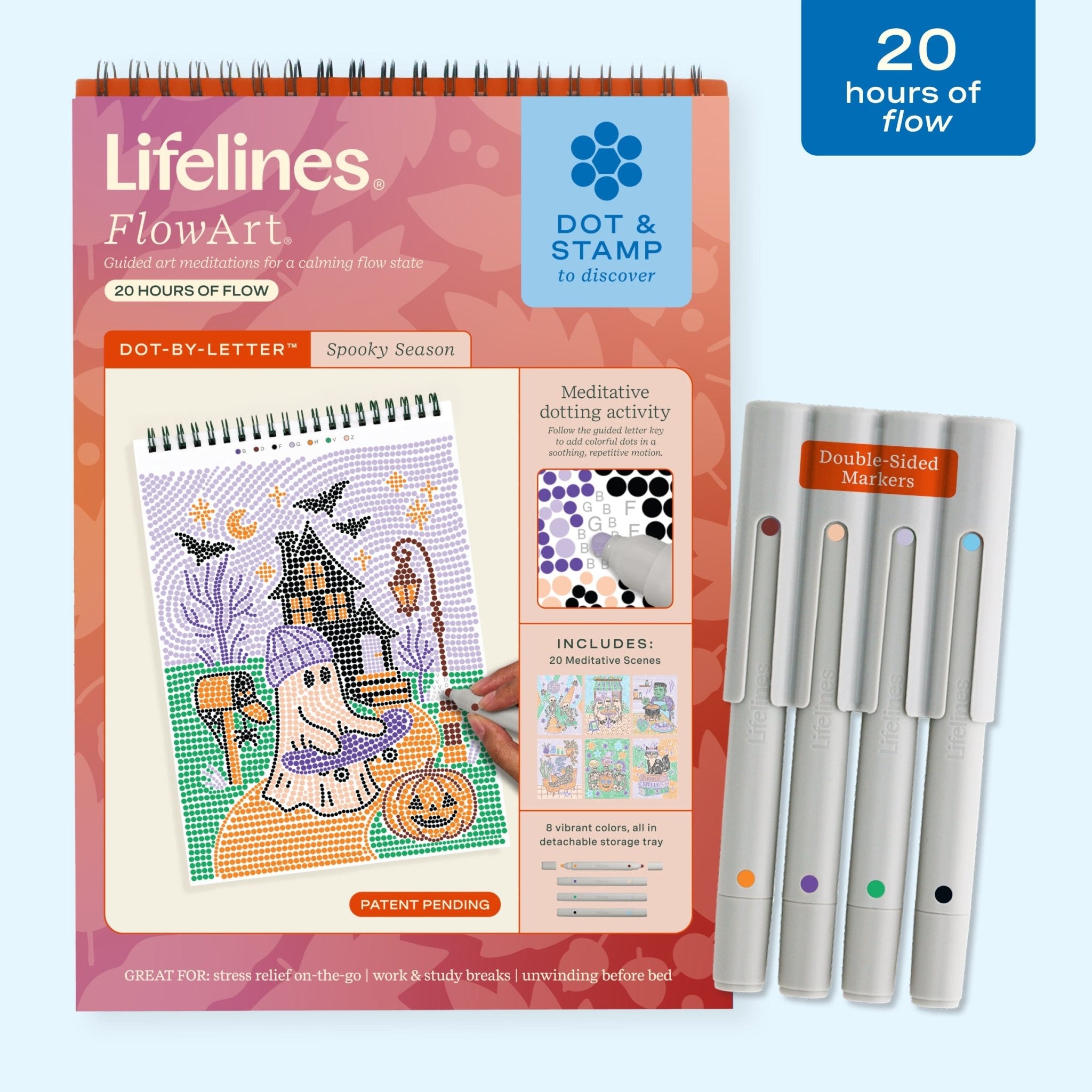 FlowArt® - Dot-By-Letter, Spooky Season - Lifelines