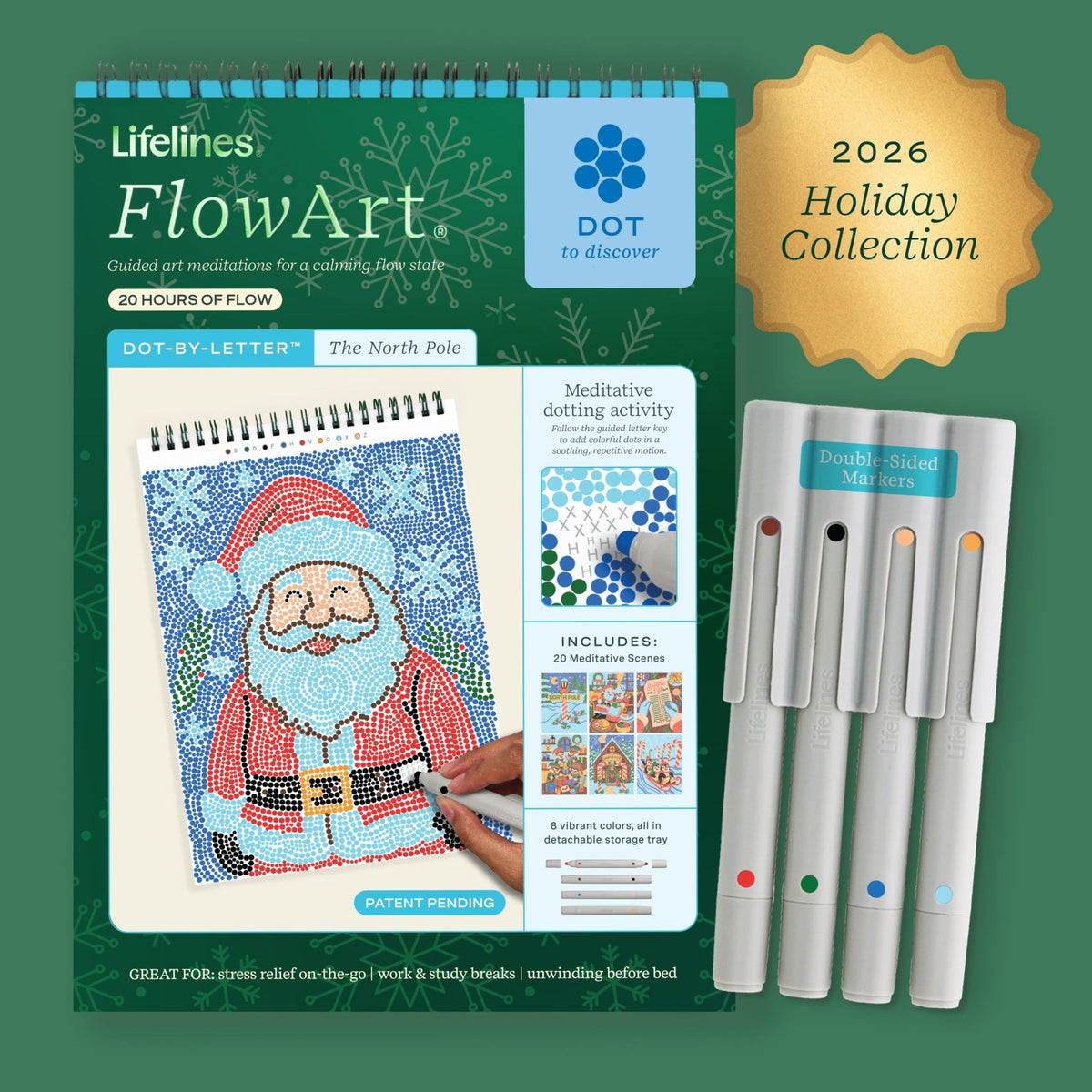 FlowArt® - Dot-By-Letter, The North Pole - Lifelines