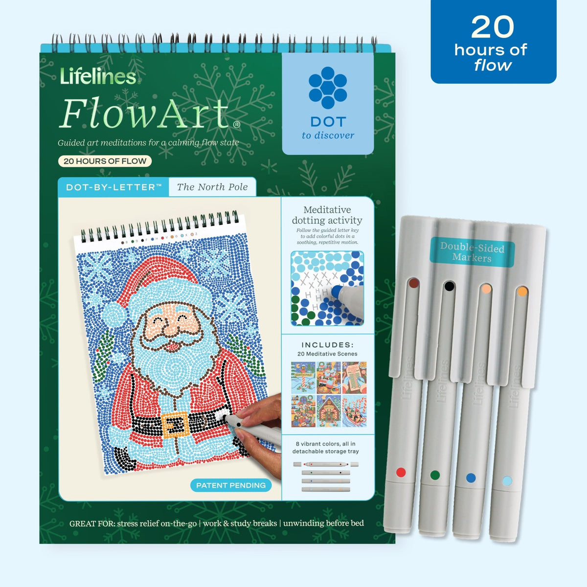 FlowArt® - Dot-By-Letter, The North Pole - Lifelines