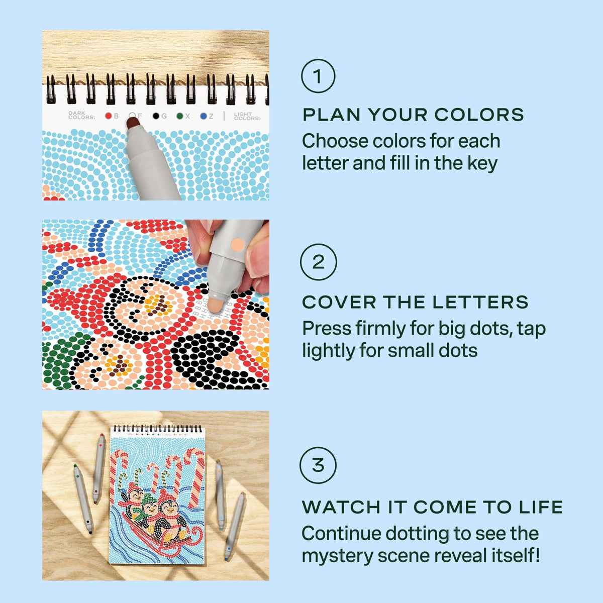 FlowArt® - Dot-By-Letter, The North Pole - Lifelines