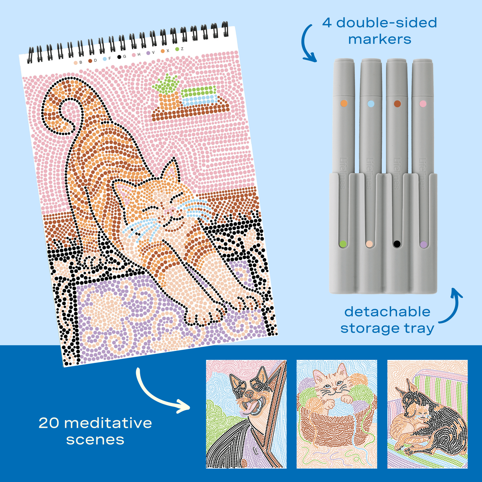 FlowArt® - Dot-By-Letter, Wags & Whiskers - Lifelines