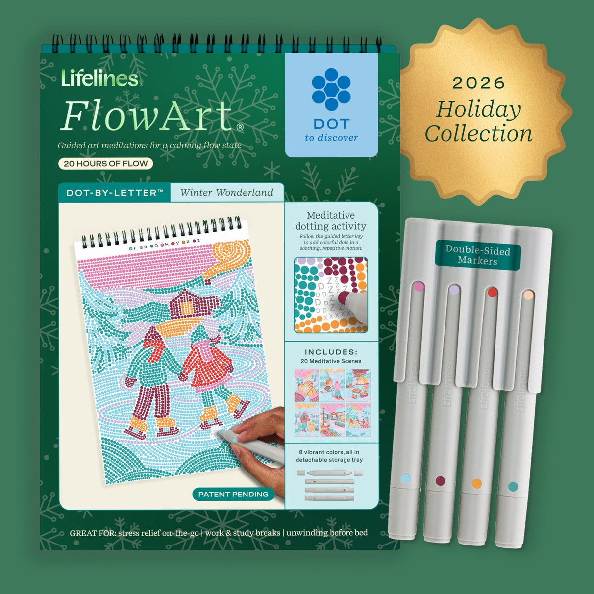FlowArt® - Dot-By-Letter, Winter Wonderland - Lifelines