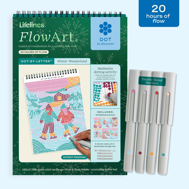 FlowArt® - Dot-By-Letter, Winter Wonderland - Lifelines