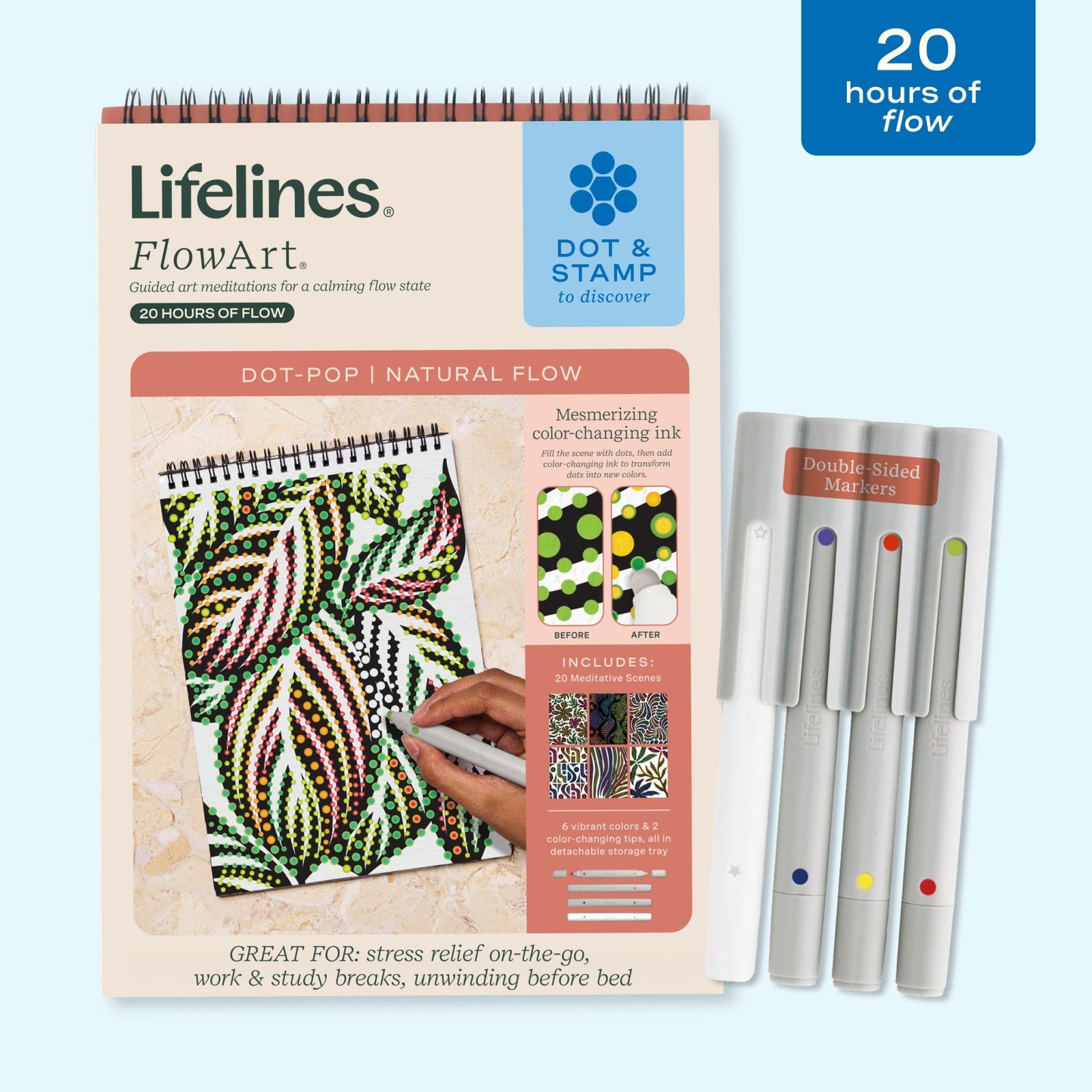 FlowArt® - Dot - Pop, Natural Flow - Lifelines