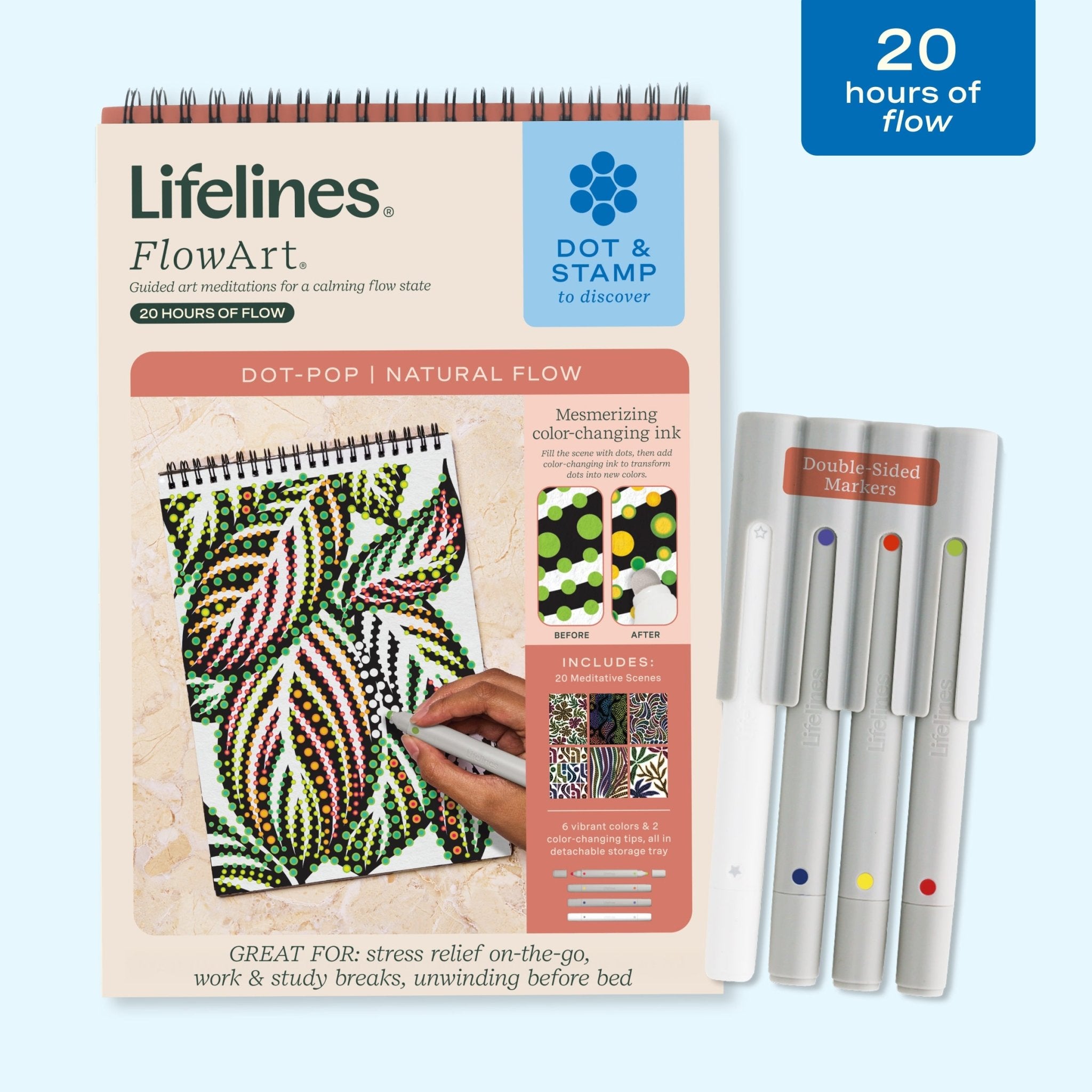 FlowArt® - Dot - Pop, Natural Flow - Lifelines