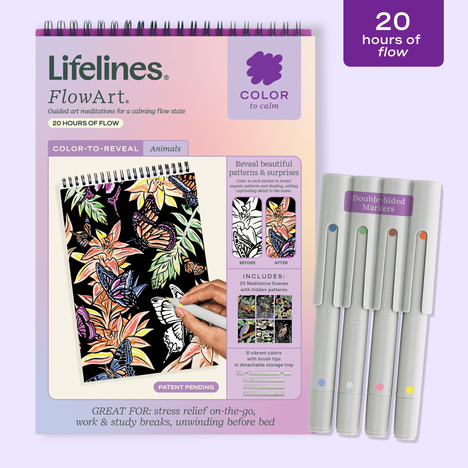 FlowArt® - Hidden Patterns, Animals - Lifelines