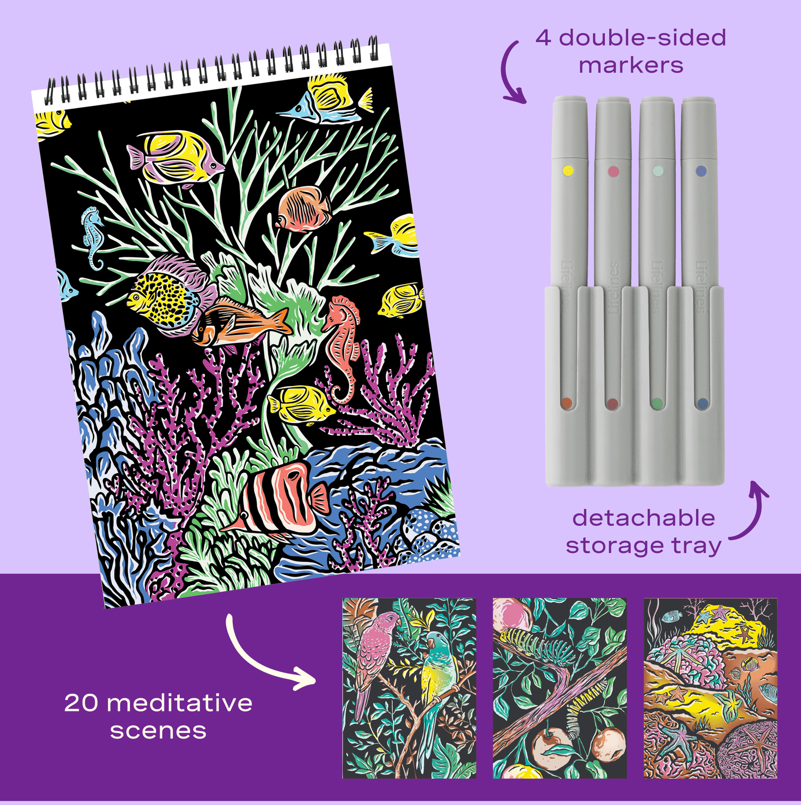 FlowArt® - Hidden Patterns, Animals - Lifelines