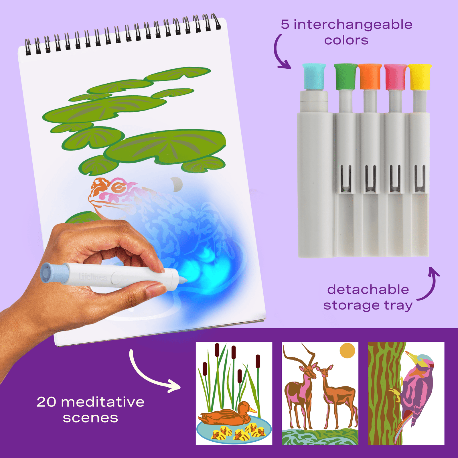 FlowArt® - Illuminate & Create, Wildlife - Lifelines