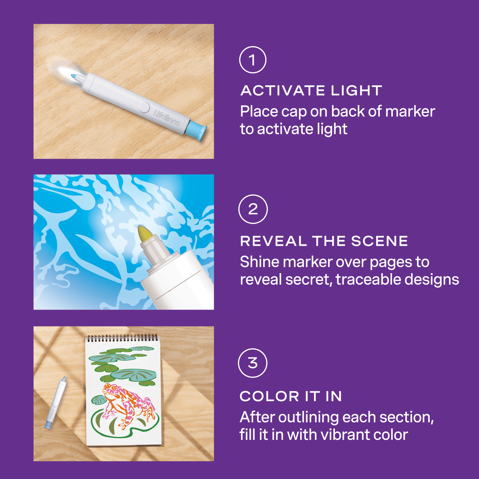FlowArt® - Illuminate & Create, Wildlife - Lifelines