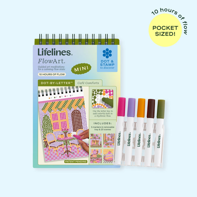 FlowArt® Mini - Dot - by - Letter Café Comforts - Lifelines