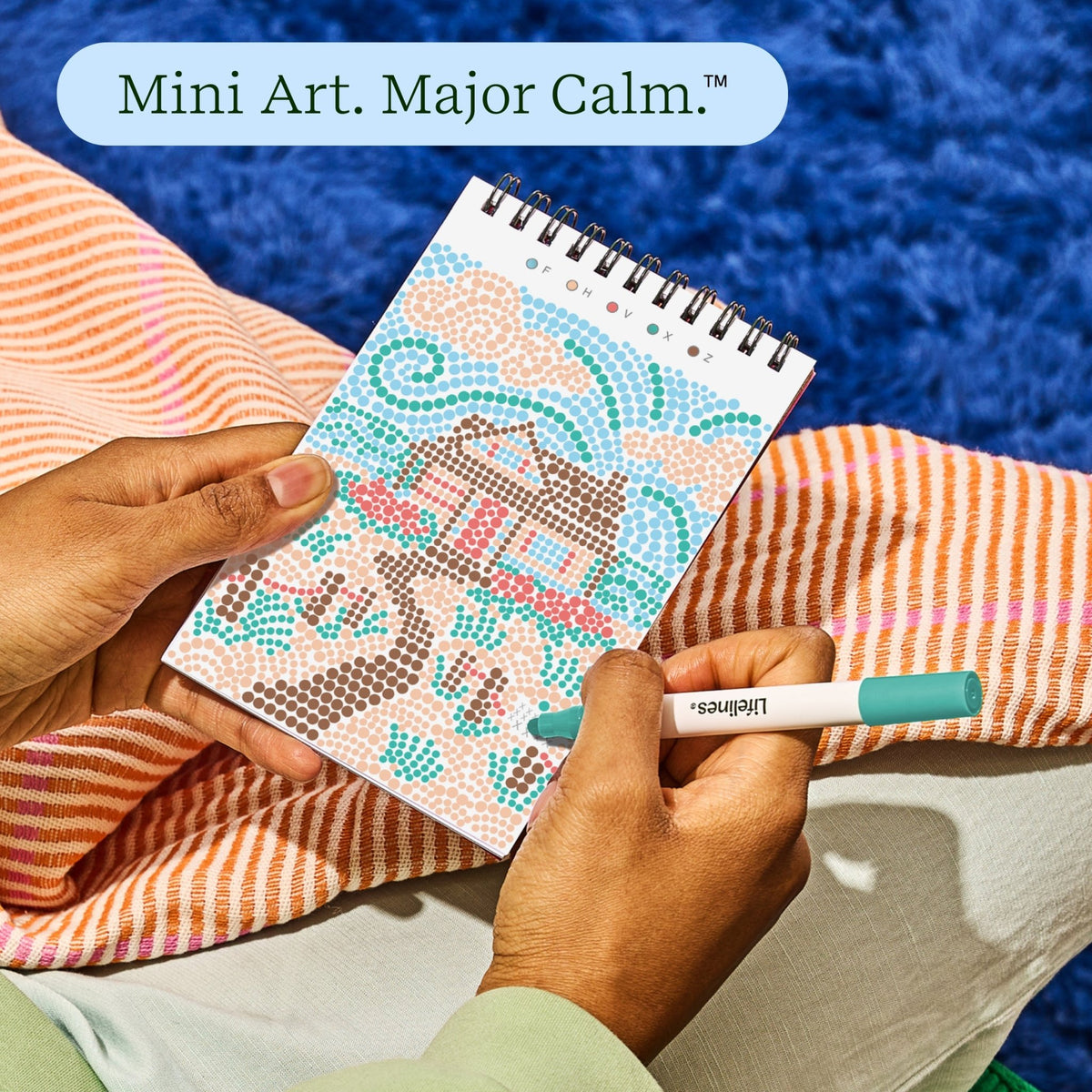 FlowArt® Mini - Dot-by-Letter Coastal Calm - Lifelines