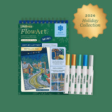 FlowArt® Mini - Dot-by-Letter Frosted Village - Metallic Ink - Lifelines