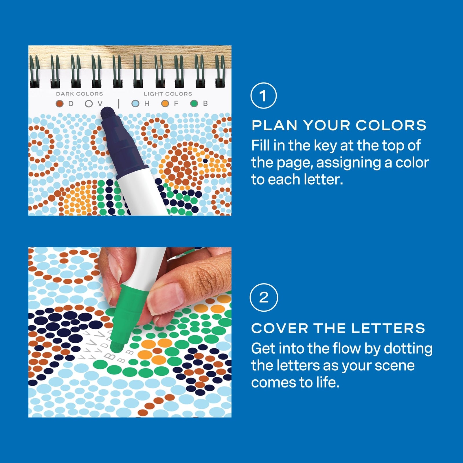FlowArt® Mini - Dot - by - Letter Furry Friends - Lifelines