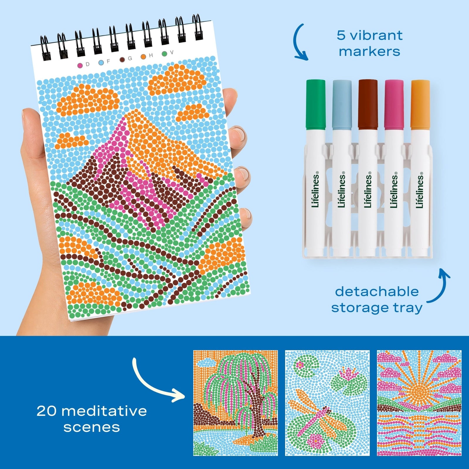 FlowArt® Mini - Dot - by - Letter Nature's Wonders - Lifelines