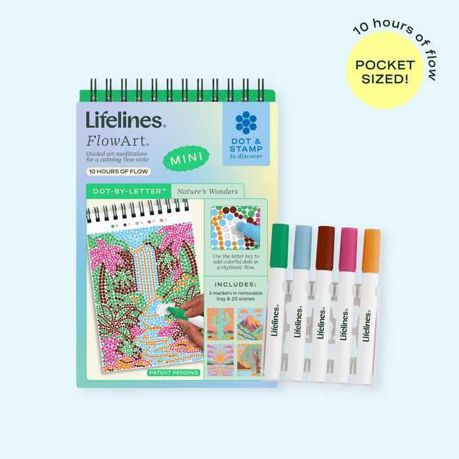FlowArt® Mini - Dot - by - Letter Nature's Wonders - Lifelines