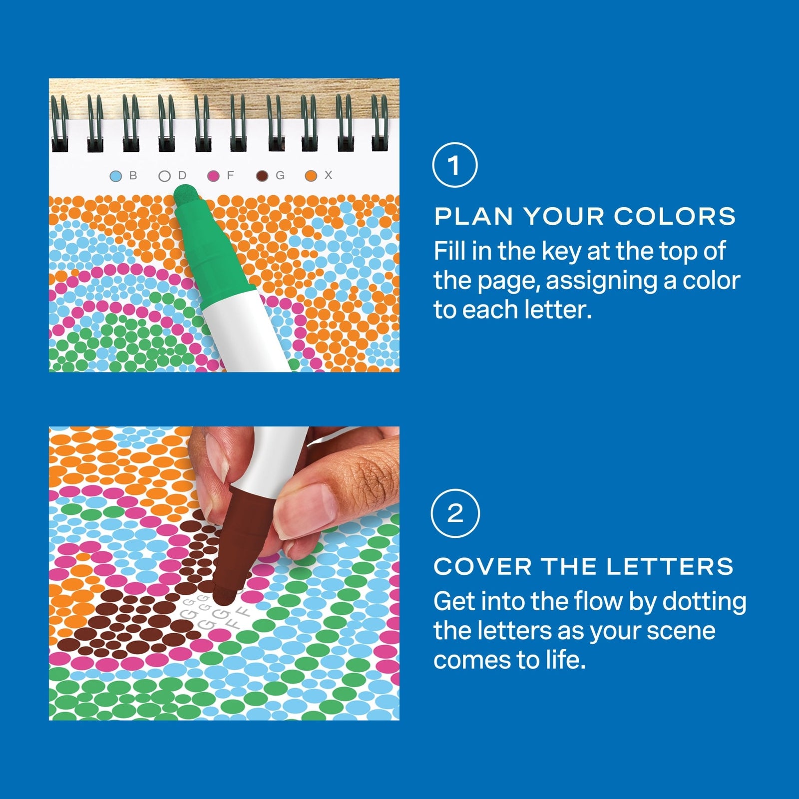 FlowArt® Mini - Dot - by - Letter Nature's Wonders - Lifelines
