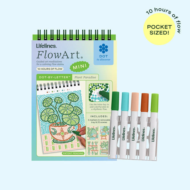 FlowArt® Mini - Dot-by-Letter Plant Paradise - Lifelines