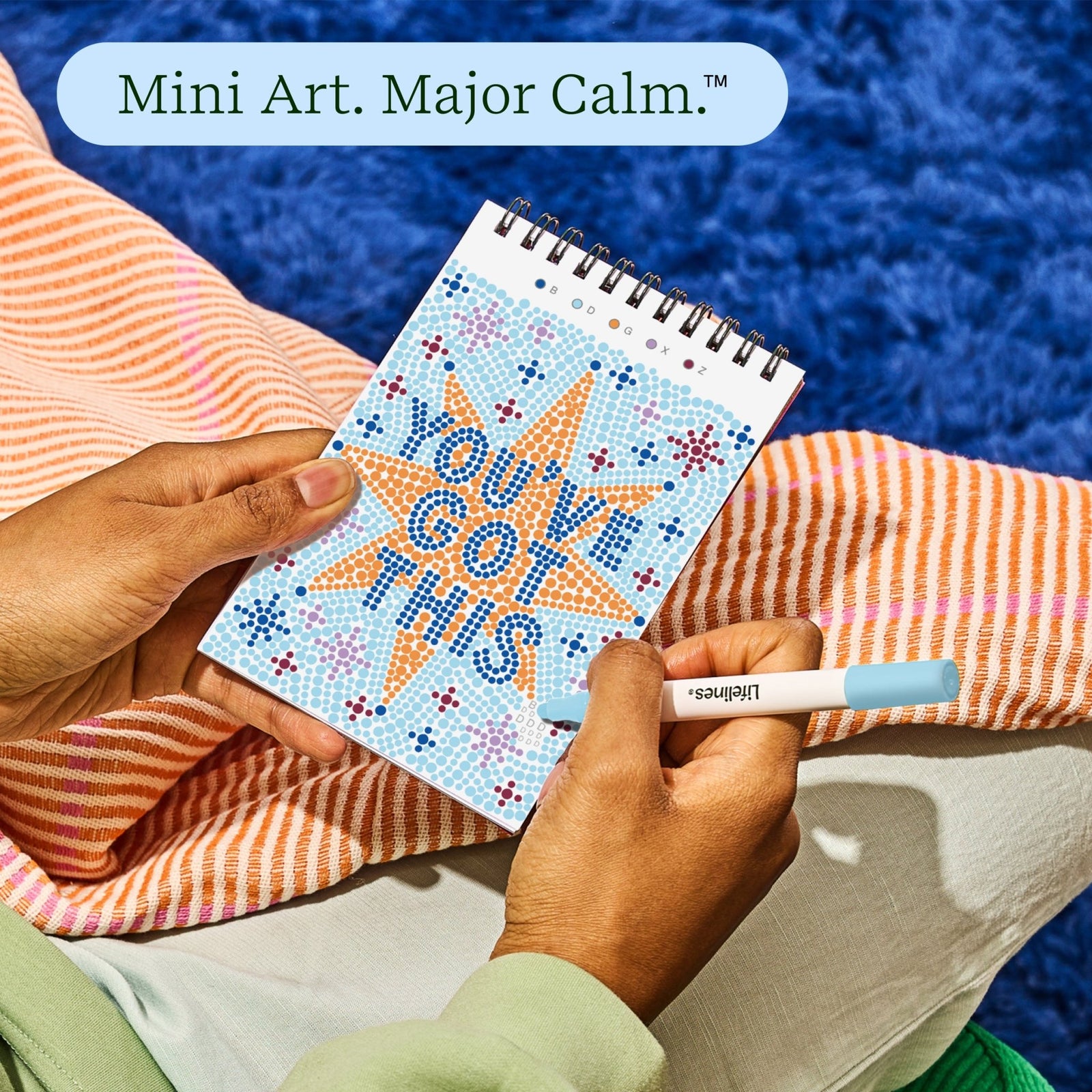 FlowArt® Mini - Dot - by - Letter Pocket Positivity - Lifelines
