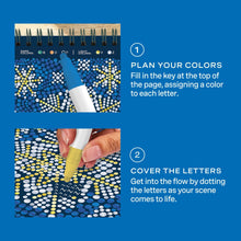 FlowArt® Mini - Dot-by-Letter Snowflake Serenity - Metallic Ink - Lifelines