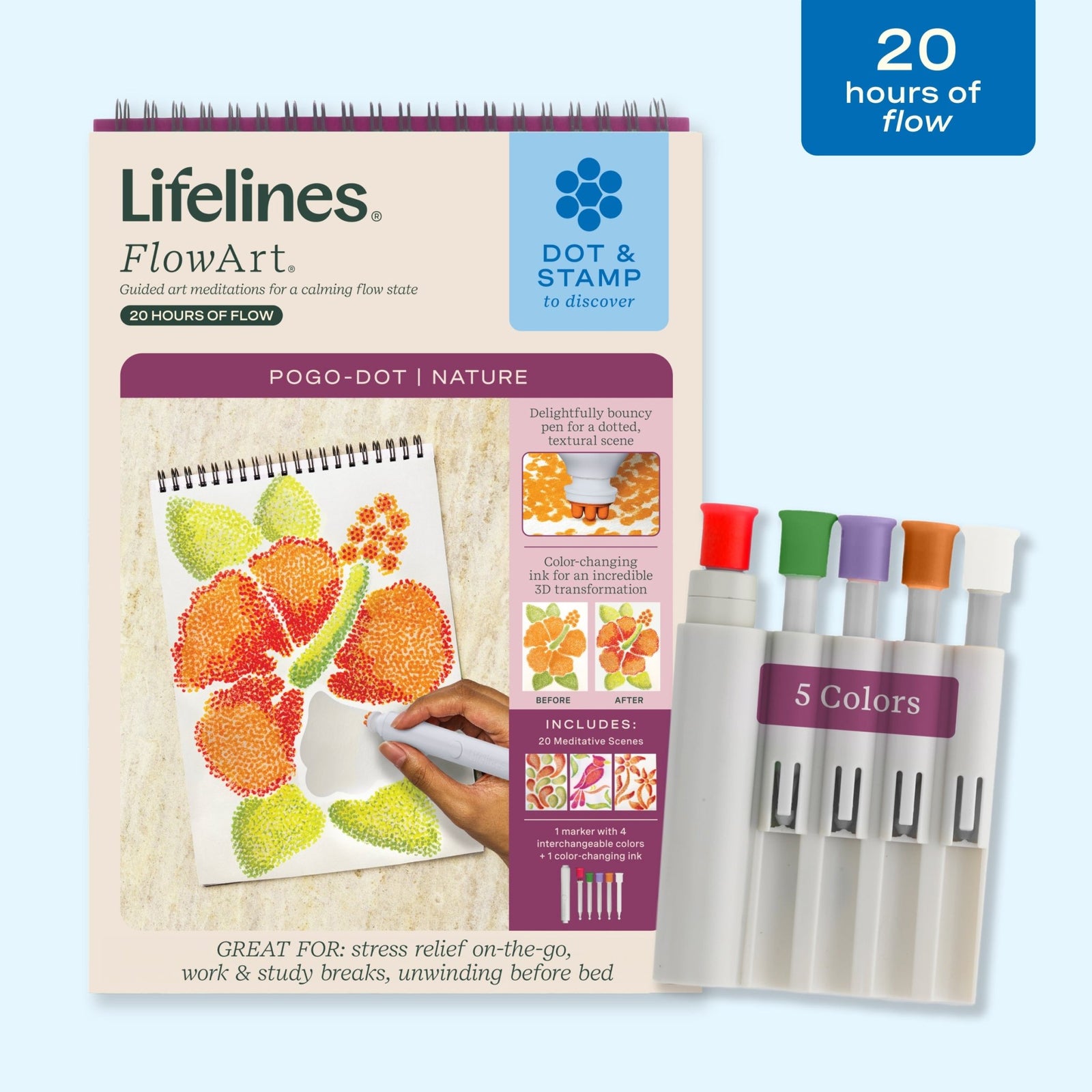 FlowArt® - Pogo - Dot, Nature - Lifelines