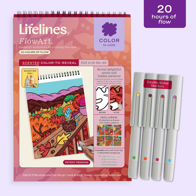 FlowArt® - Scented Color-to-Reveal, Fall is in the Air - Lifelines