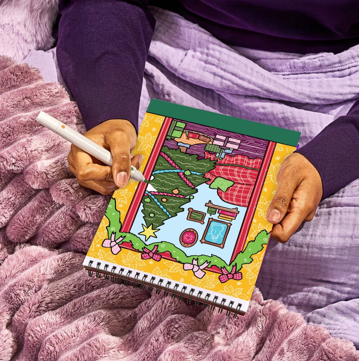 FlowArt® - Scented Color-to-Reveal, Home for the Holidays - Lifelines