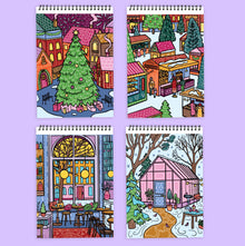 FlowArt® - Scented Color-to-Reveal, Snowy Village - Lifelines