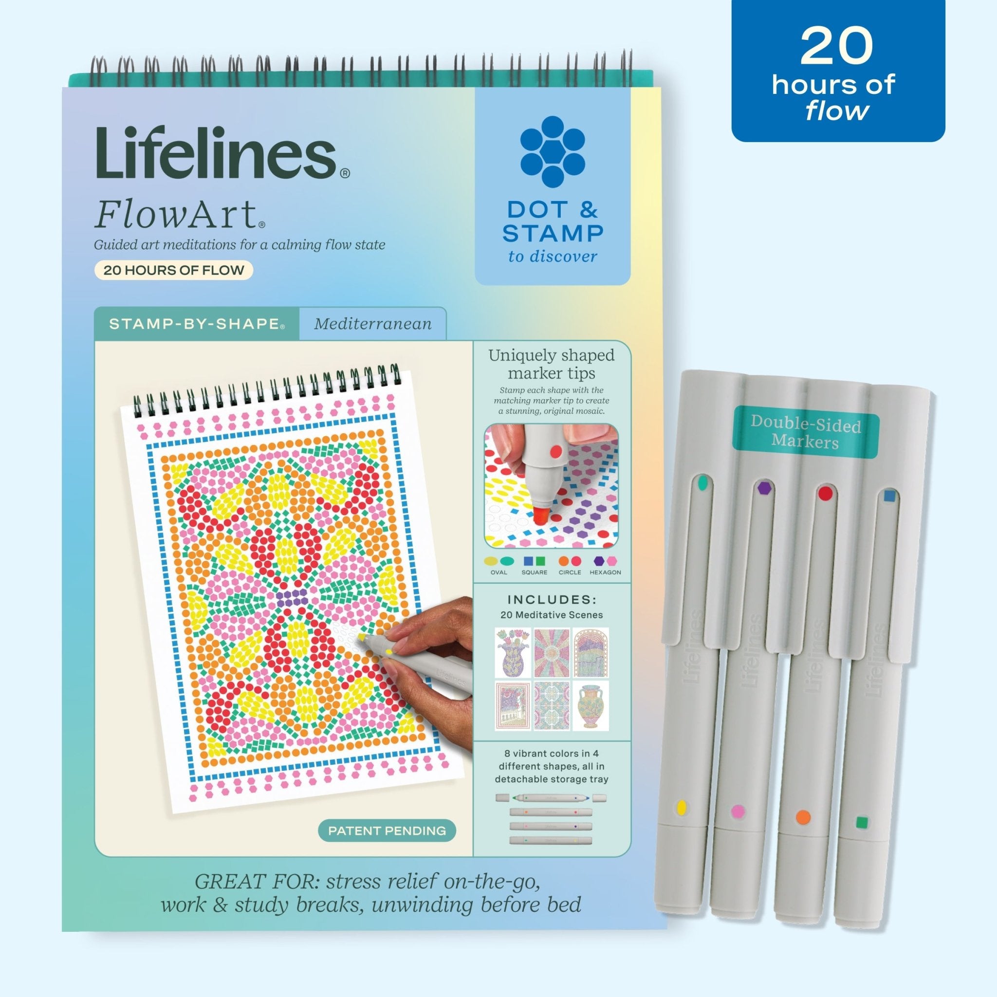 FlowArt® - Stamp - by - Shape, Mediterranean - Lifelines