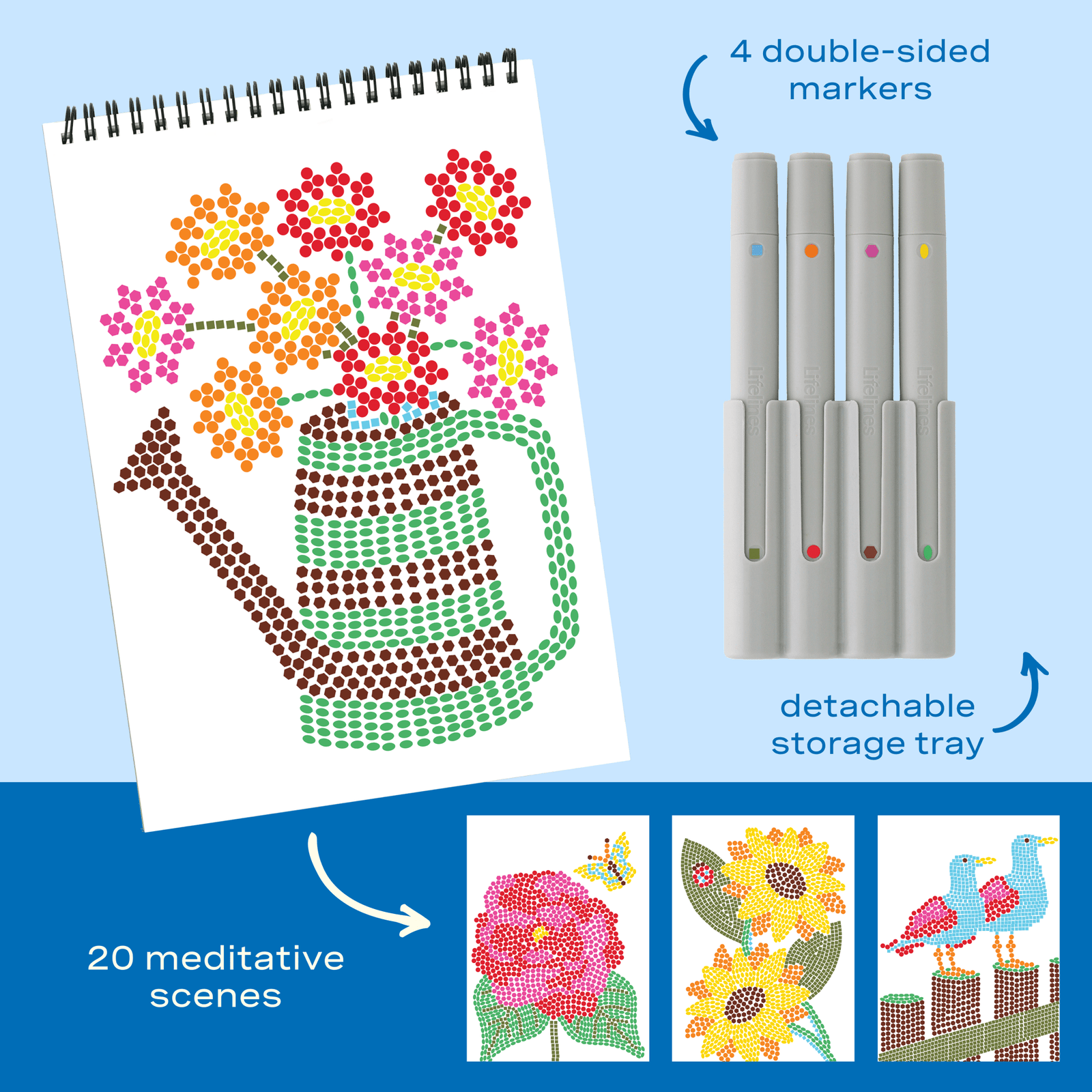 FlowArt® - Stamp - By - Shape, Secret Garden - Lifelines