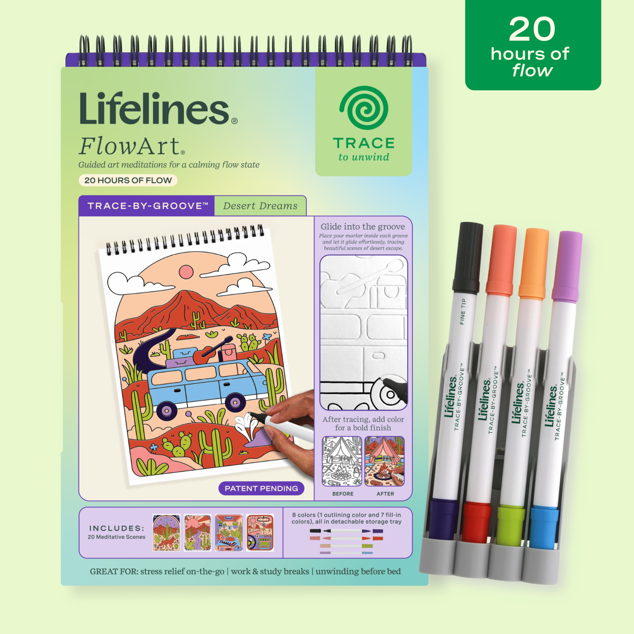 FlowArt® - Trace - By - Groove, Desert Dreams - Lifelines