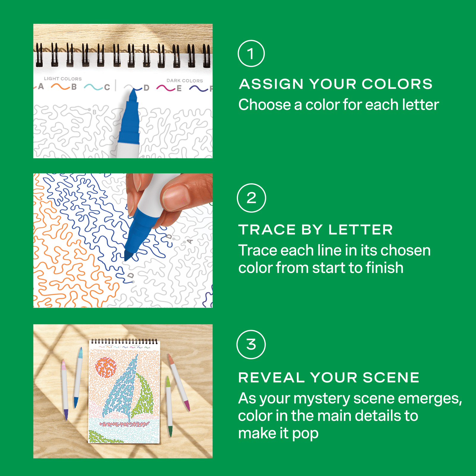 FlowArt® - Trace - By - Letter, Pack Your Bags - Lifelines