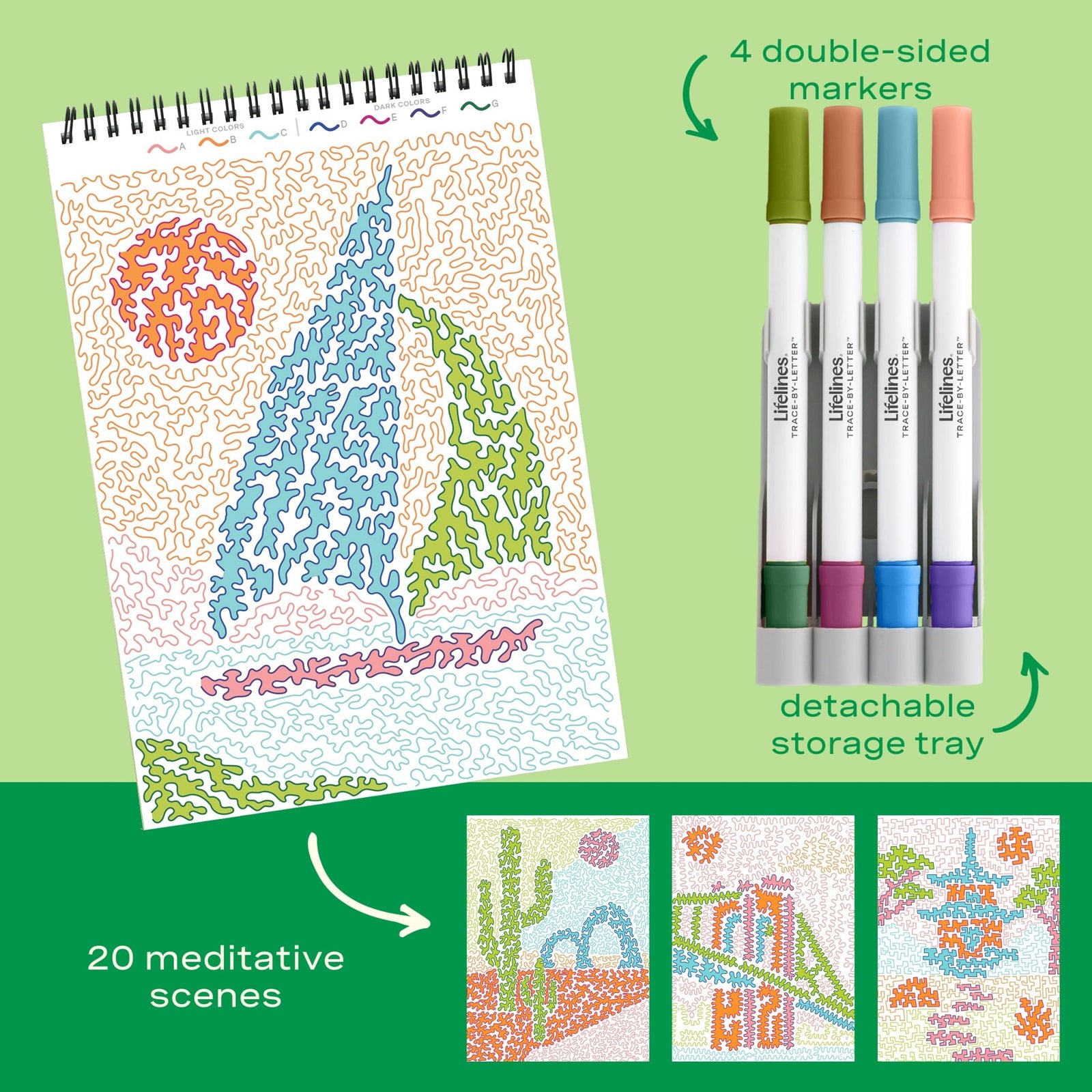 FlowArt® - Trace - By - Letter, Pack Your Bags - Lifelines