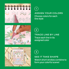 FlowArt® - Trace-By-Line, Brunch in Bloom - Lifelines