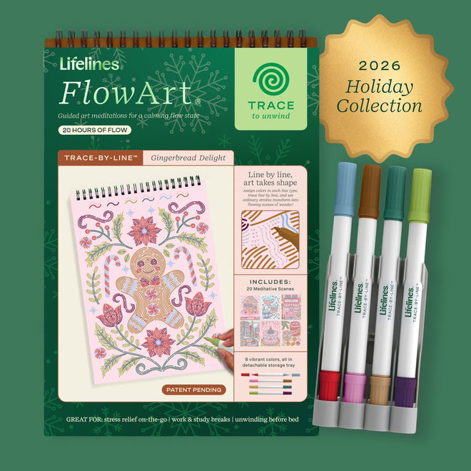 FlowArt® - Trace-by-Line, Gingerbread Delight - Lifelines
