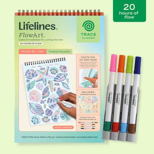 FlowArt® - Trace - By - Line, Tropical Paradise - Lifelines