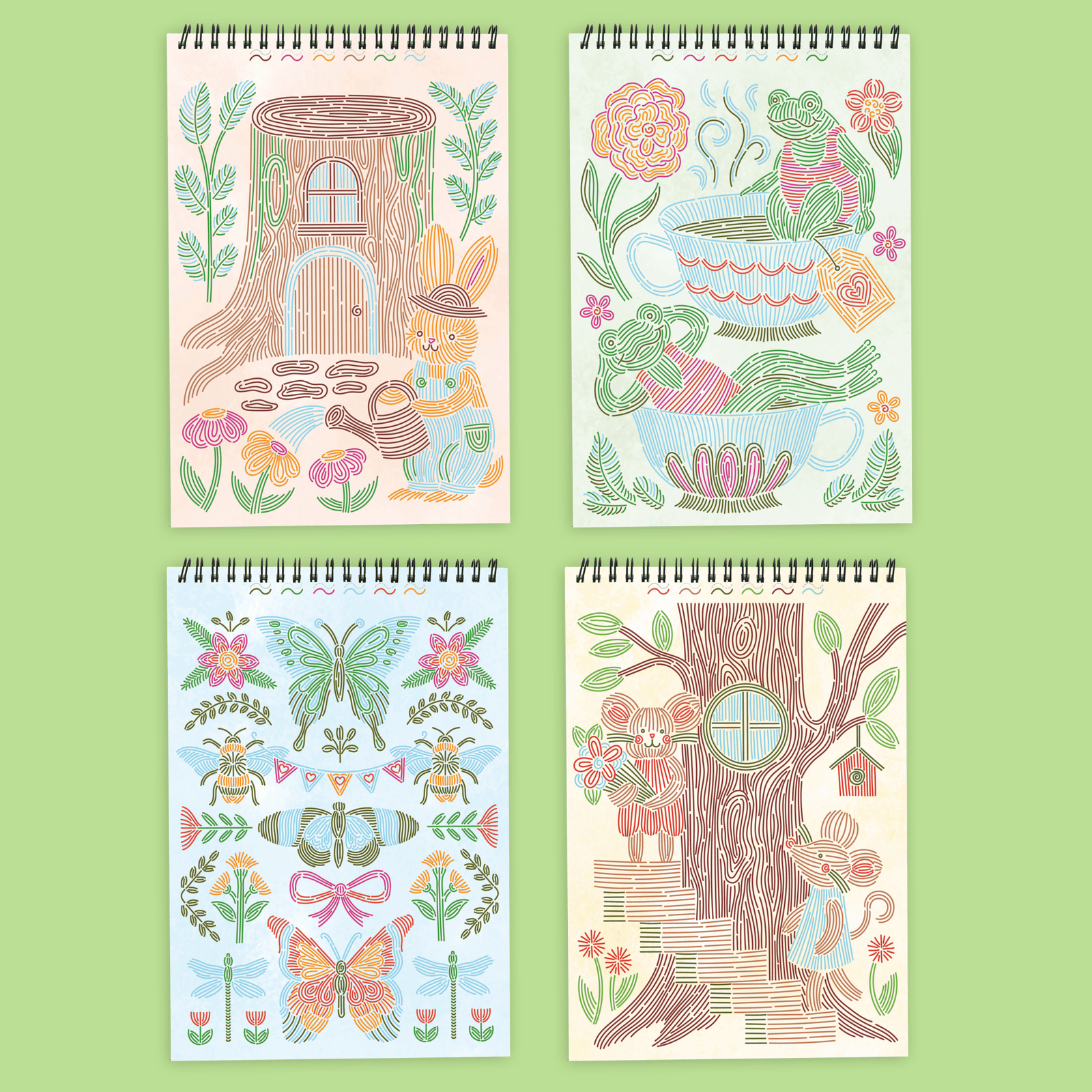 FlowArt® - Trace - By - Line, Woodland Whimsy - Lifelines