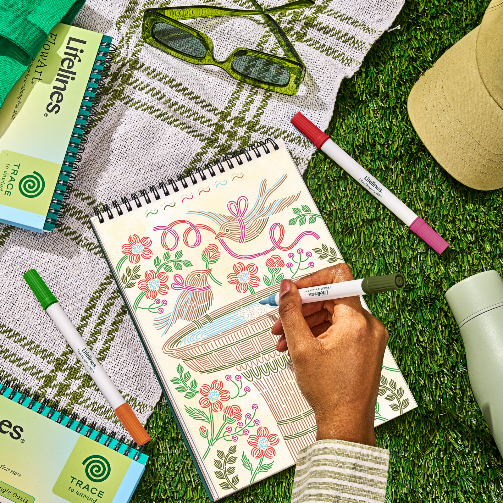 FlowArt® - Trace - By - Line, Woodland Whimsy - Lifelines