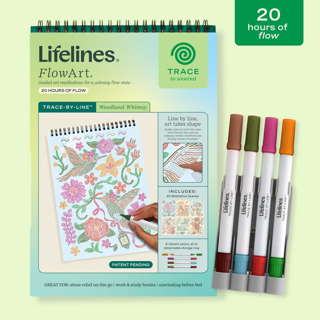 FlowArt® - Trace - By - Line, Woodland Whimsy - Lifelines